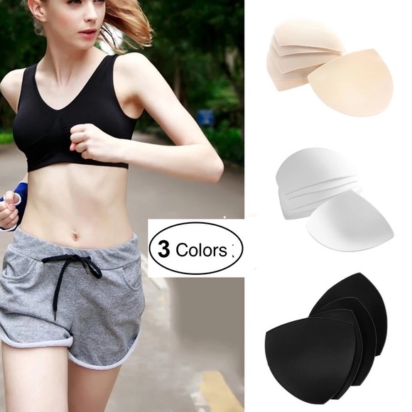 1 Pair Detachable Removable PushUp Smart Cups Bra Pads Insert For Bra - Picture 4 of 16
